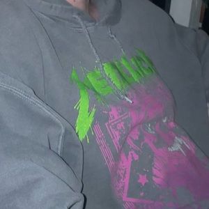 metallica hooded sweatshirt